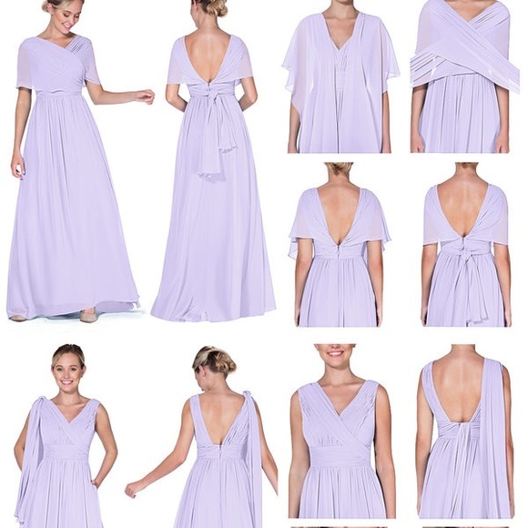 Purple Bridesmaid/Prom Dress - Picture 1 of 3